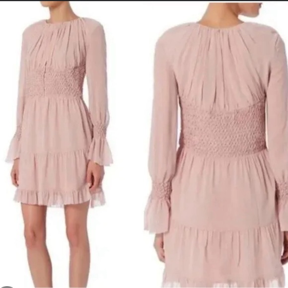 Intermix Silk Carmella Dress in Blush Pink - Size S - Picture 1 of 13